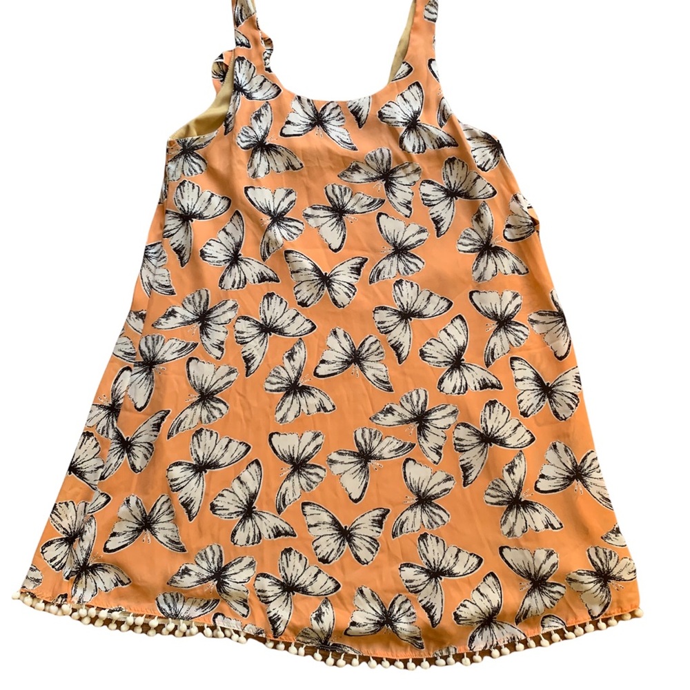 Butterfly Mini Dress Mod 60s style